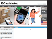 Tablet Screenshot of idcardmarket.net